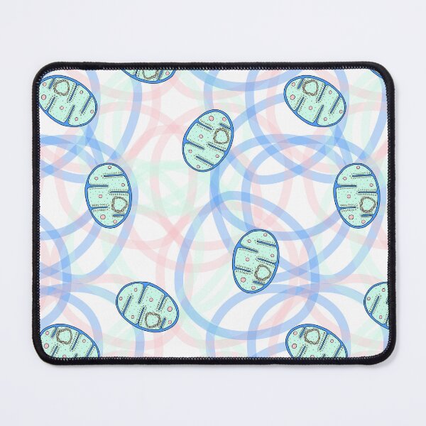 Item preview, Mitochondrion in Blue with abstract lines designed and sold by fogoosherie.