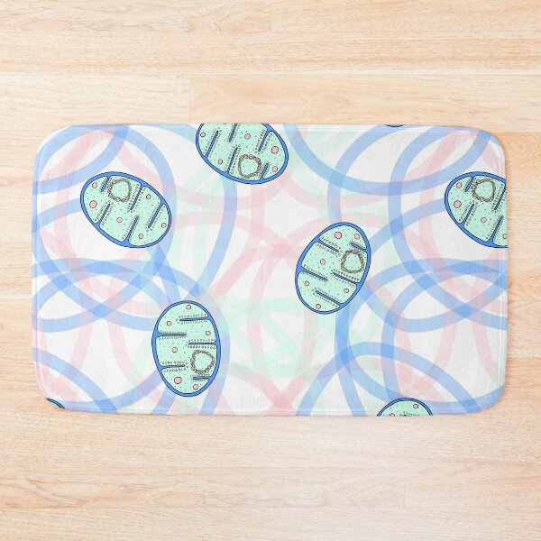 Item preview, Mitochondrion in Blue with abstract lines designed and sold by fogoosherie.