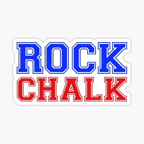 Rock Chalk Graphic Sticker