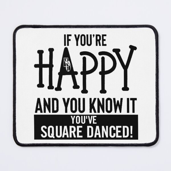 Item preview, Happy Know BLK designed and sold by Square Dancing Gifts & Merchandise.