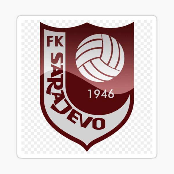 FK Sarajevo Bosnia Vinyl Sticker Decal Calcio Football Soccer Die Cut Color UEFA 