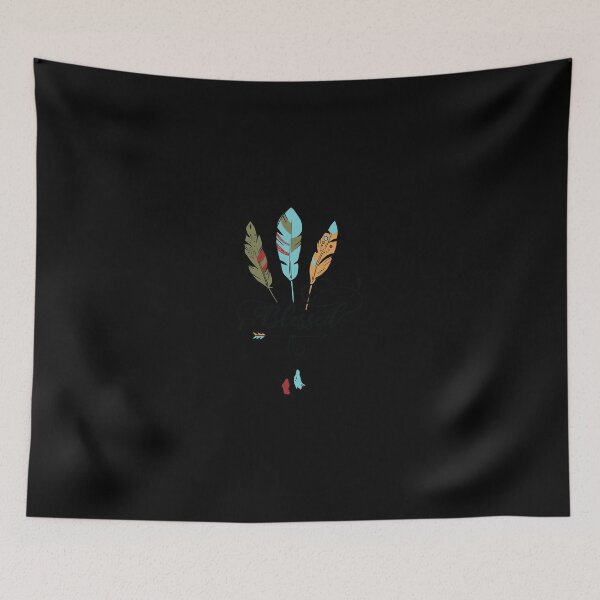 Item preview, Blessed Feathers Shirt Arrow Cute Fall Gift Dark designed and sold by celestekey.