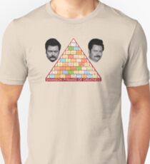 Ron Swanson's Pyramid Of Greatness Unisex T-Shirt