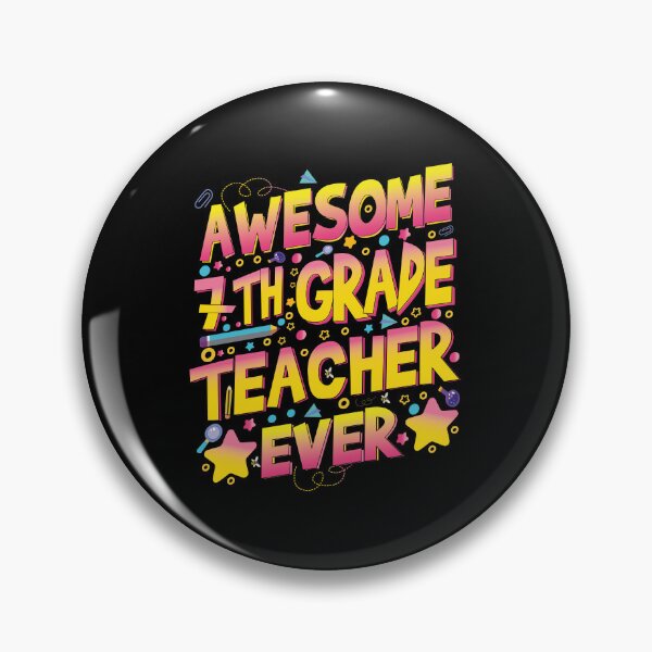 Item preview, Seventh 7th Grade Awesome Teacher Ever Kids and Teachers Gifts designed and sold by YAHIA-14.