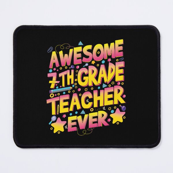 Item preview, Seventh 7th Grade Awesome Teacher Ever Kids and Teachers Gifts designed and sold by YAHIA-14.