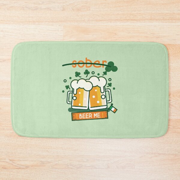 Item preview, Not Sober - Beer Me! (on Green) designed and sold by PawsitiveMum.