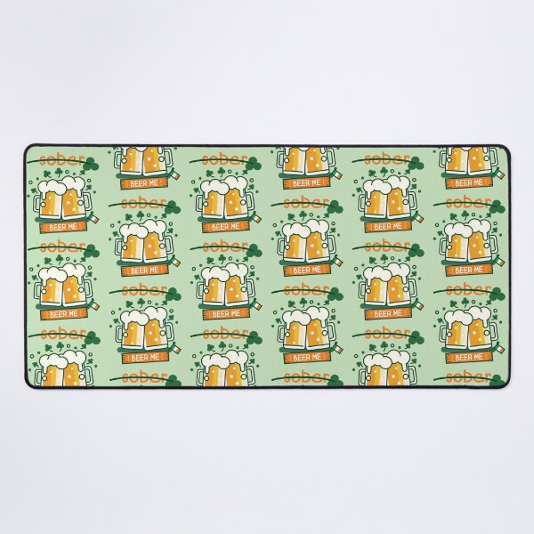 Item preview, Not Sober - Beer Me! (on Green) designed and sold by PawsitiveMum.