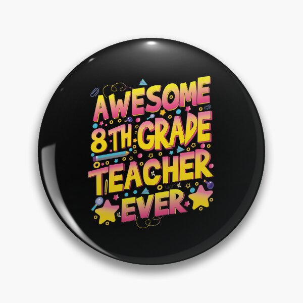 Item preview, Eighth 8th Grade Awesome Teacher Ever Kids and Teachers Gifts designed and sold by YAHIA-14.