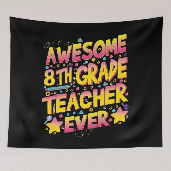Item preview, Eighth 8th Grade Awesome Teacher Ever Kids and Teachers Gifts designed and sold by YAHIA-14.