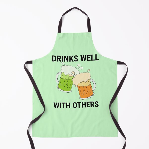 Item preview, funny drinks well with others  designed and sold by champagnemoment.