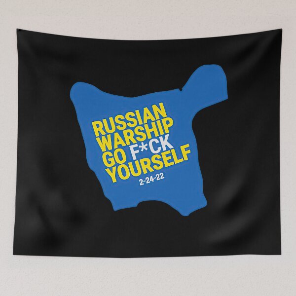 Artikelvorschau, Russisches Kriegsschiff Go F Yourself Shirt entworfen und verkauft von YvonneClarke.