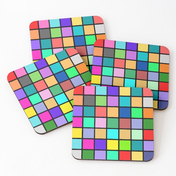Item preview, Colorful squares mosaic  designed and sold by shanesil.