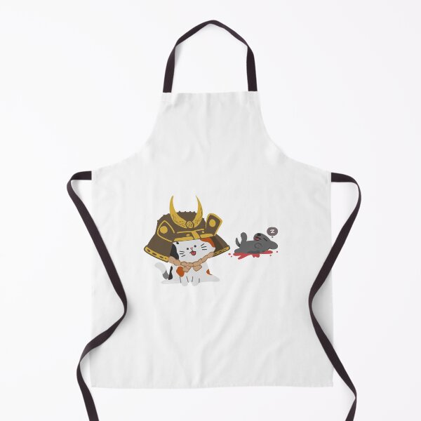 Item preview, Blep Samurai Cat and Lazy, Ketchup Dog (White/Light background) designed and sold by Red  Berri.