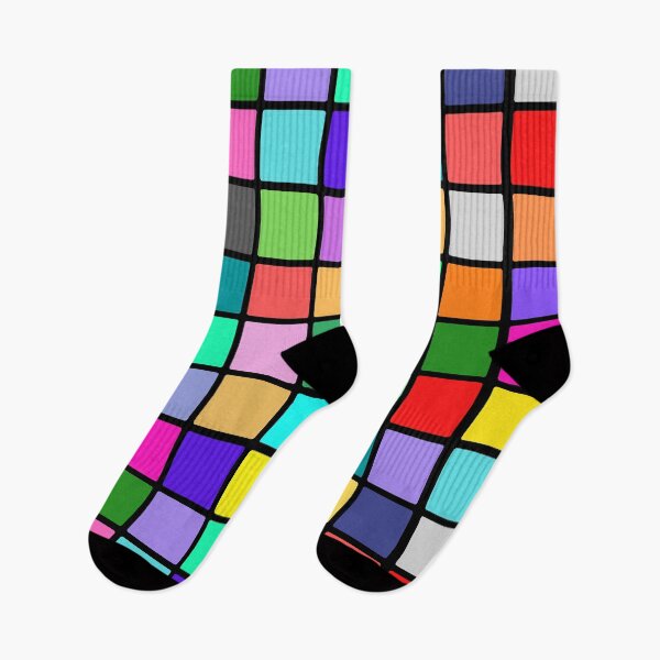 Item preview, Colorful squares mosaic  designed and sold by shanesil.