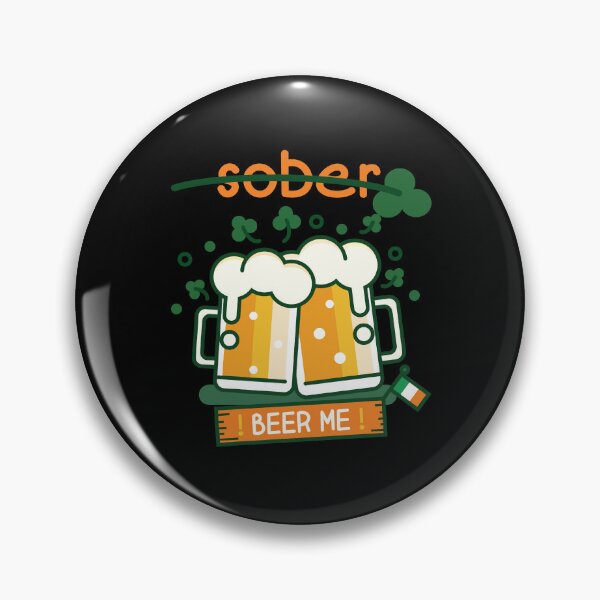 Artikelvorschau, Nicht nüchtern - Beer Me! (auf Schwarz) entworfen und verkauft von PawsitiveMum.