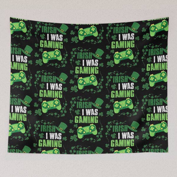 Item preview, Irish I Was Gaming, St Patricks Day Gaming, Funny Gaming Quotes designed and sold by FNStuff.