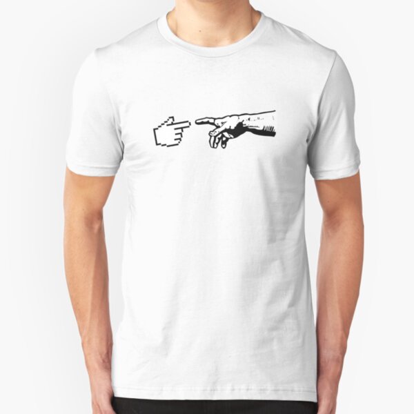 God and The Machine Hands Slim Fit T-Shirt