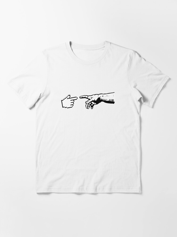 Thumbnail 3 of 7, Essential T-Shirt, God and The Machine Hands designed and sold by TheShirtYurt.