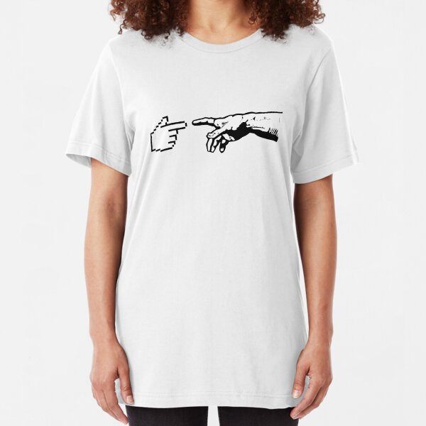 God and The Machine Hands Slim Fit T-Shirt