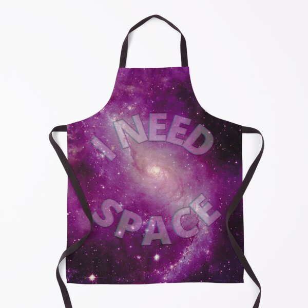 Item preview, I Need Space (Circle) - Violet Purple Galaxy designed and sold by Quirkdom.