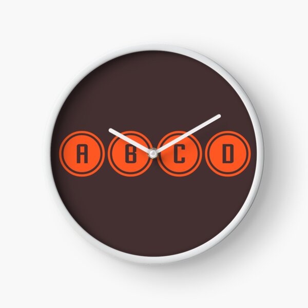 Abcd Clocks for Sale | Redbubble Abcd Clocks for Sale | Redbubble