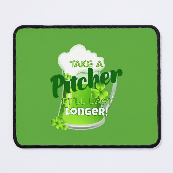Item preview, Take a Pitcher (on Bright Green) designed and sold by PawsitiveMum.