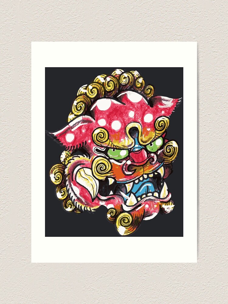 "Foo Dog" Art Print for Sale by Brieana Redbubble