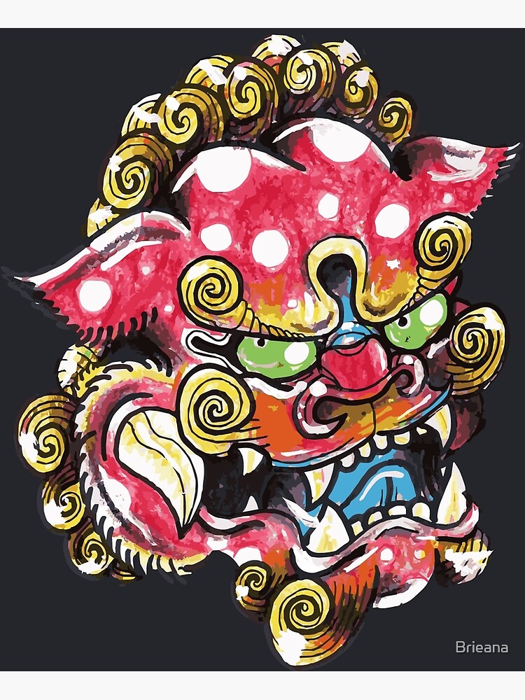 "Foo Dog" Art Print for Sale by Brieana Redbubble