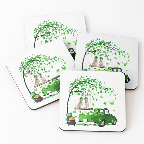 Item preview, Green Truck Patrick, Green Tree, Happy St. Patrick's Day, Yellow Labrador Retriever, Green Beer, Lucky Shamrock, Dog Patrick designed and sold by MelaineBalderas.