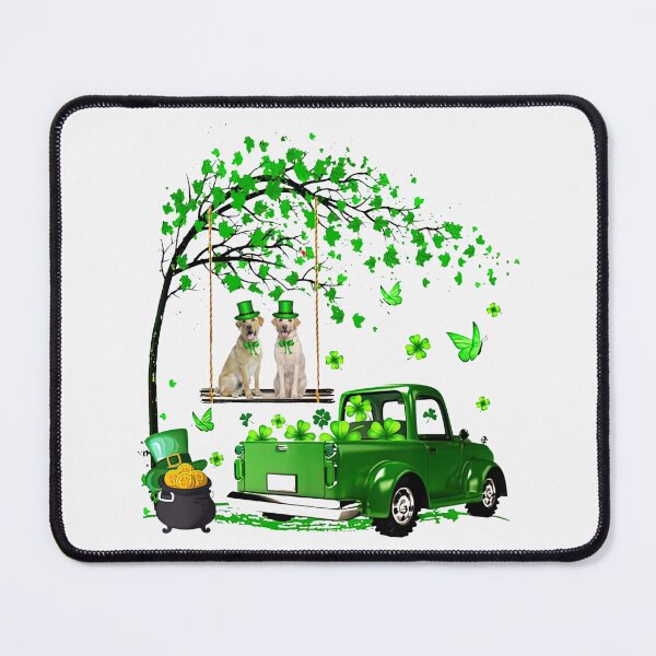 Item preview, Green Truck Patrick, Green Tree, Happy St. Patrick's Day, Yellow Labrador Retriever, Green Beer, Lucky Shamrock, Dog Patrick designed and sold by MelaineBalderas.
