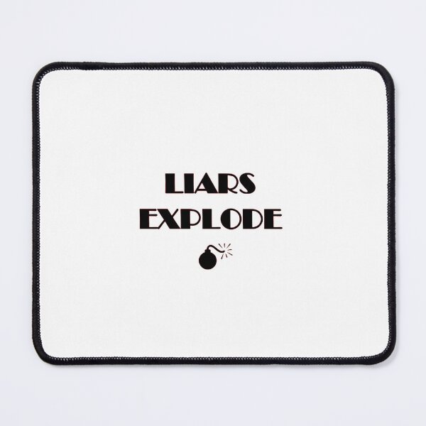 Item preview, Liars Explode Funny Sayings Quote Typography (7) designed and sold by Ellaartdes.
