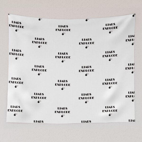 Item preview, Liars Explode Funny Sayings Quote Typography (7) designed and sold by Ellaartdes.