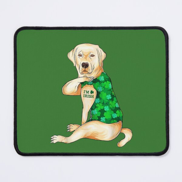 Item preview, I'm Irish, Happy St. Patrick's Day, Yellow Labrador Retriever, Lucky Shamrock, Dog Patrick, Funny Graphics designed and sold by MelaineBalderas.