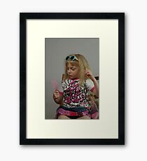 Pink Doll Framed Print