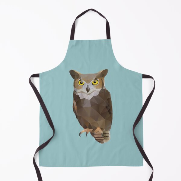 Item preview, Great Horned Owl Polygon Art designed and sold by polymolystudio.