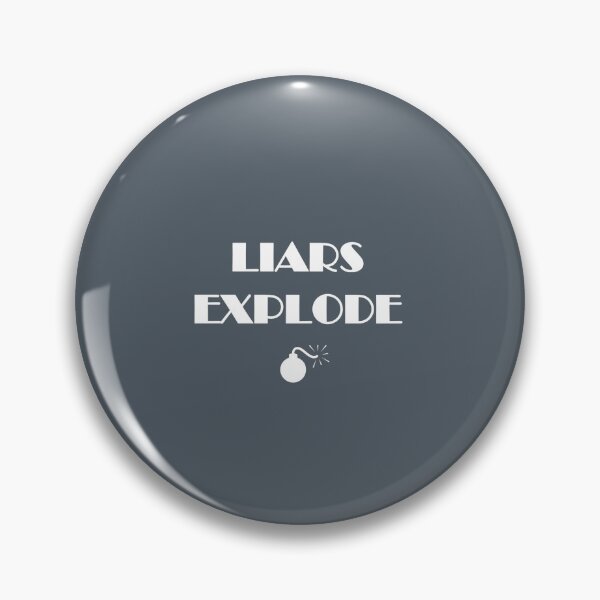 Item preview, Liars Explode Funny Sayings Quote Typography designed and sold by Ellaartdes.