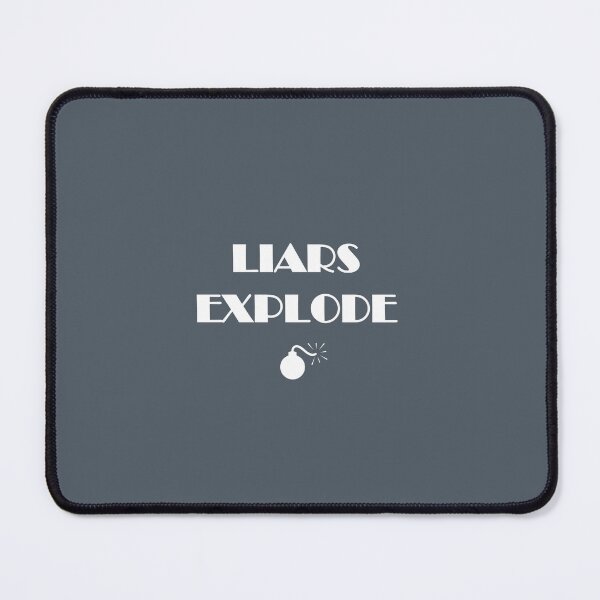 Item preview, Liars Explode Funny Sayings Quote Typography designed and sold by Ellaartdes.