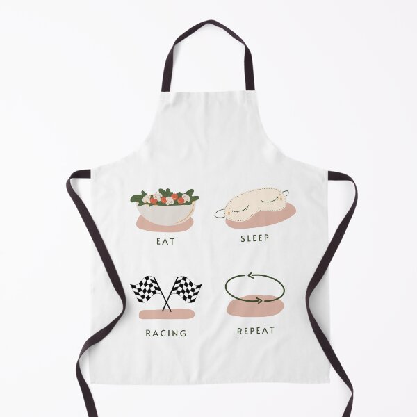 Item preview, eat sleep racing repeat designed and sold by ff1merch ..