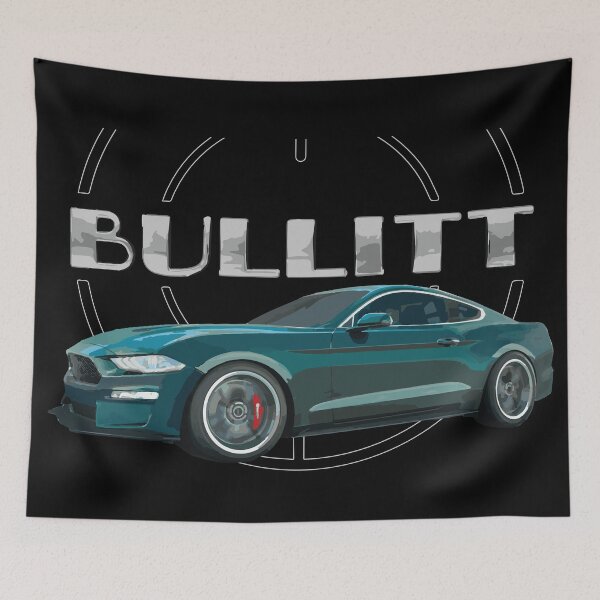 Item preview, Bullitt Green Mustang GT 5.0L V8 Classic steve mcqueen Muscle Car  designed and sold by cowtownCOWBOY.