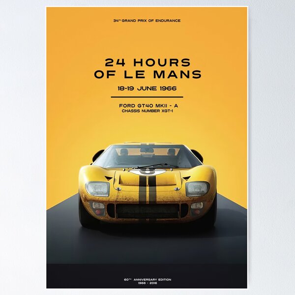 Item preview, FO GT40 Yellow designed and sold by Automobilist Official.