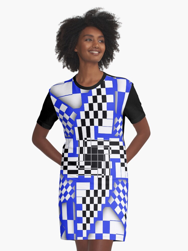 optical illusion blue and black dress 