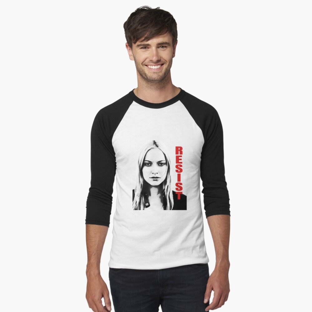 Vista previa del artículo con la obra «Camiseta ¾ estilo béisbol», diseñado y vendido por butfirstcoffee.