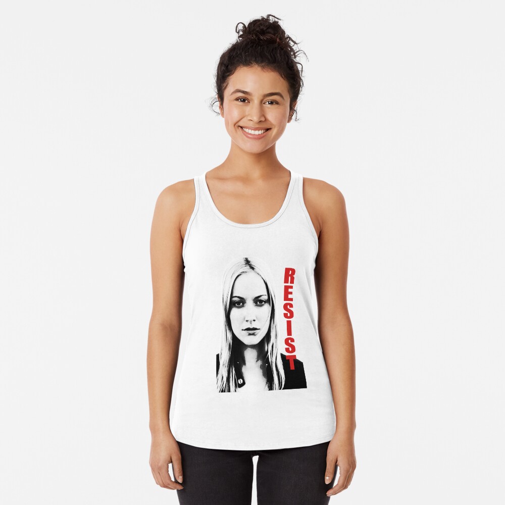 Vista previa del artículo con la obra «Camiseta con espalda nadadora», diseñado y vendido por butfirstcoffee.