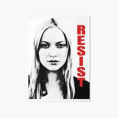 RESIST. Etta Bishop Fringe Resistance Poster Art Board Print