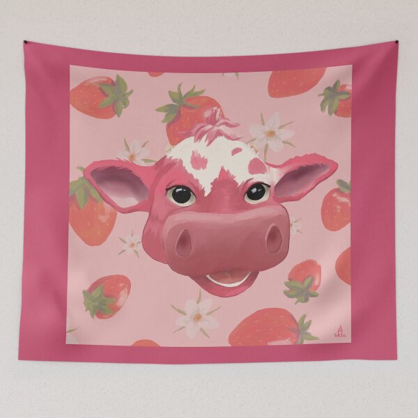 Item preview, Strawberry Cow designed and sold by anatovas.
