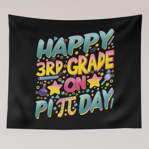 Item preview, Happy 3rd Third Grade On Pi Day 3.14 Math Lovers Teachers and Kids Gifts designed and sold by YAHIA-14.