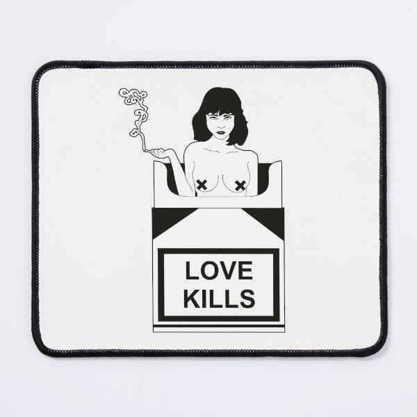 Item preview, Funny Sexual Pics With Sayings Love Kills Girl Painting designed and sold by skeierleber4327.