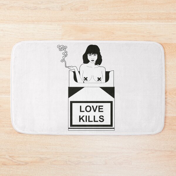 Item preview, Funny Sexual Pics With Sayings Love Kills Girl Painting designed and sold by skeierleber4327.