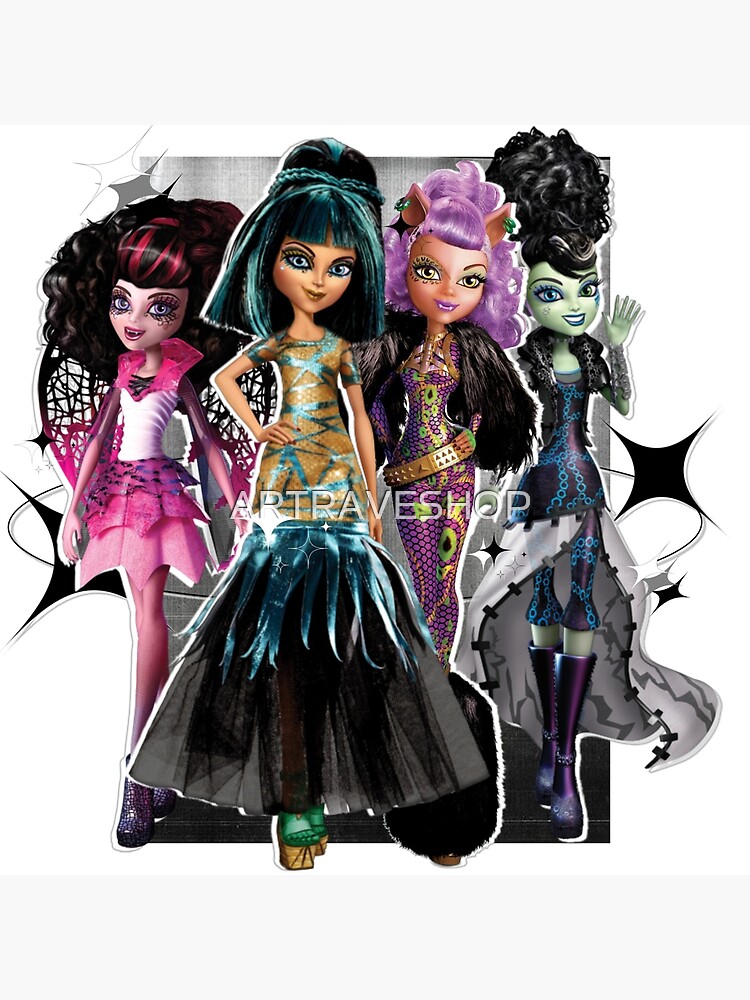 NEW Monster High Doll Ghouls Rule Draculaura Collector Card