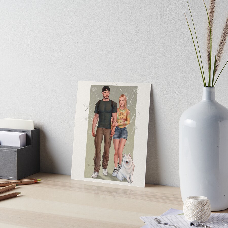 Lily and Loren. Art Print
